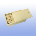 Jumbo Wood Dominoes (Screened)